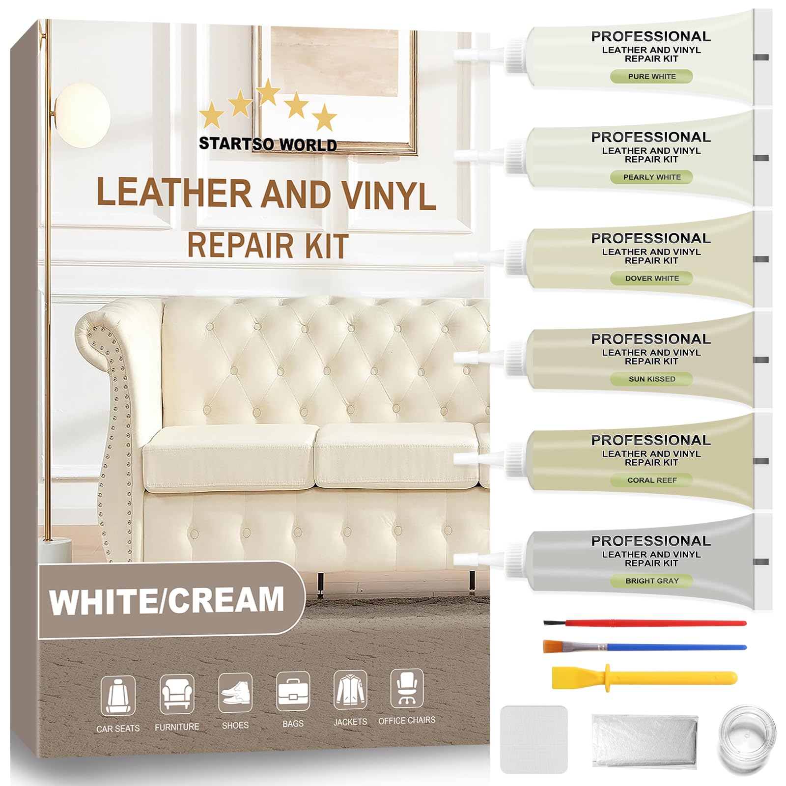 STARTSO WORLD Leder Reparatur Set