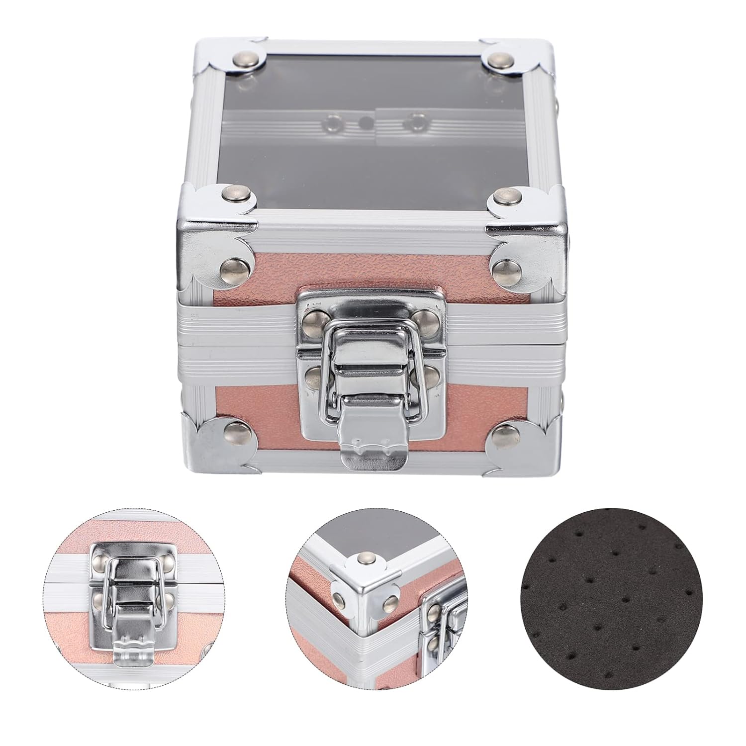 Box Grinding Head Storage Box Nail Drill Holder Grinding Head Finishing Case Manicure Supply Nail Drill Bit Case Nail Salon Product Acrylic Manicure Case Storage Case
