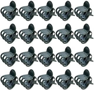 baotongle 100 pcs Plant Clips, Orchid Clips Plant Orchid Support Clips Flower Vine Clips Supporting Stems Vines Grow Upright Dark Green