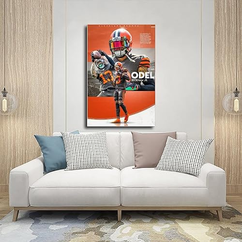Miniatura 5 de Odell Beckham Jr Posteres De Futbol Americano, Póster Deportivo De Celebridades, Decoración De Pared, Póster en lienzo Decoración De Dormitorio