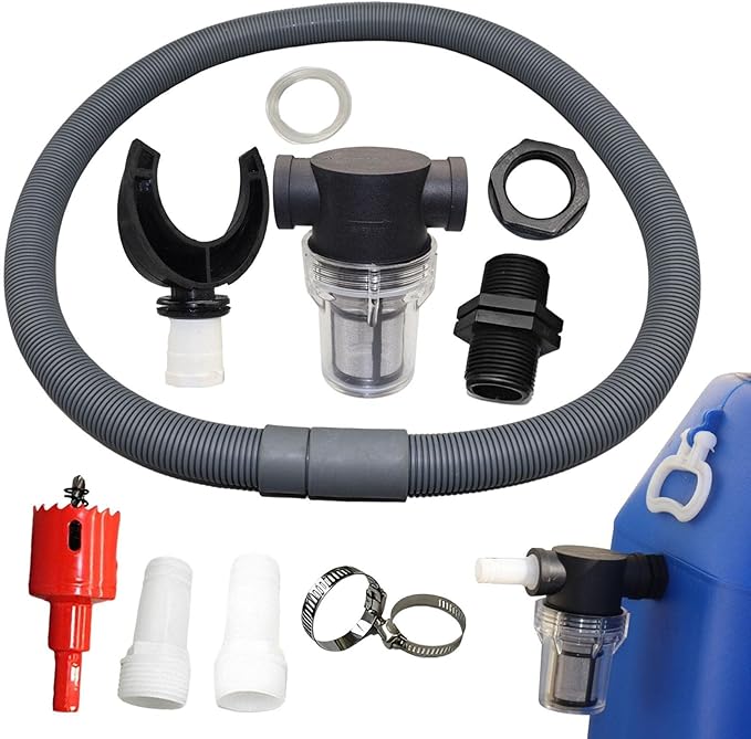 Yunmiao Water Butt Diverter Kit, Roof Rainwater Diverter