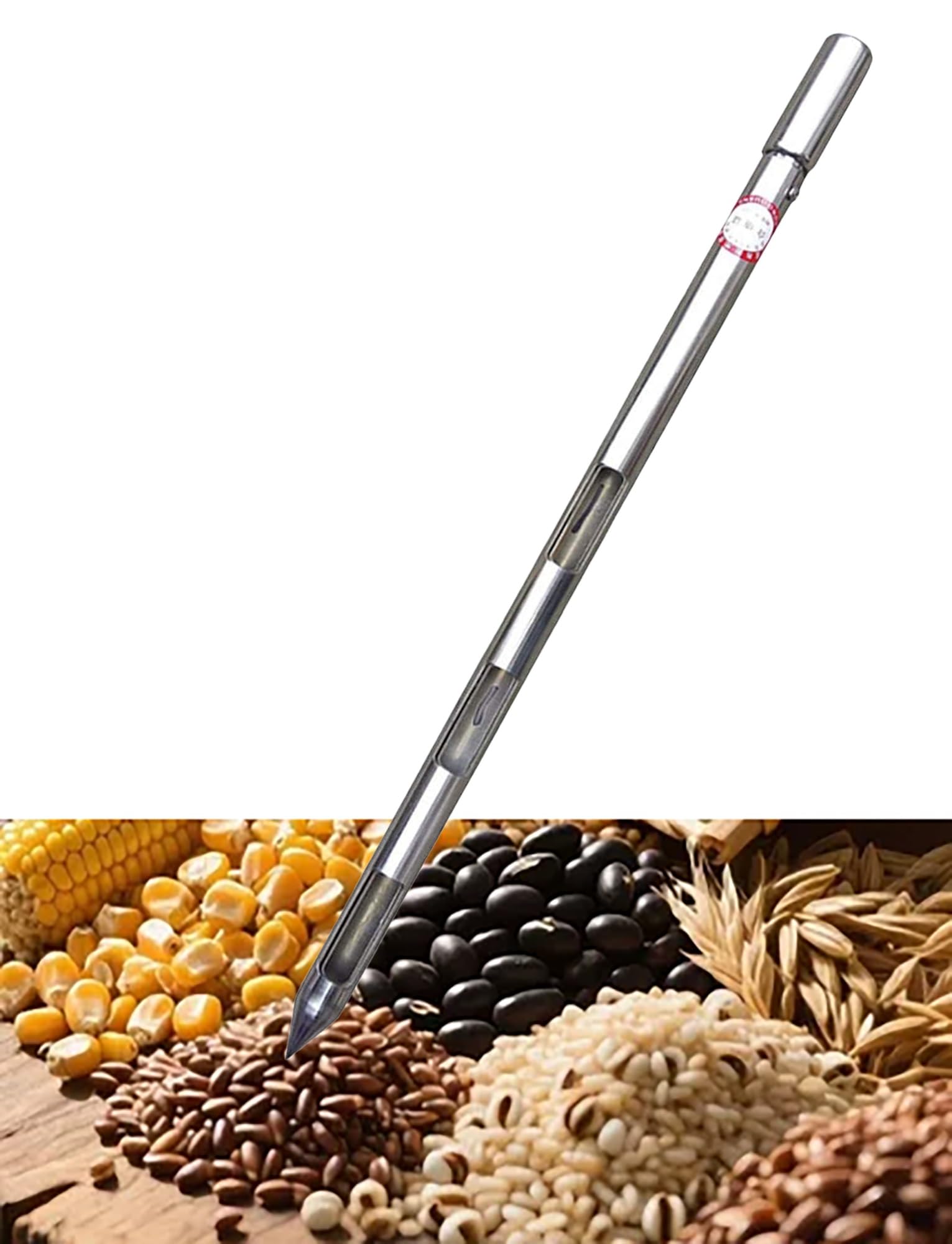 Tubo campionatore stratificato in acciaio inossidabile per campionamento di polveri e cereali multi-formato in cemento, ceneri volanti, farmaci e cereali