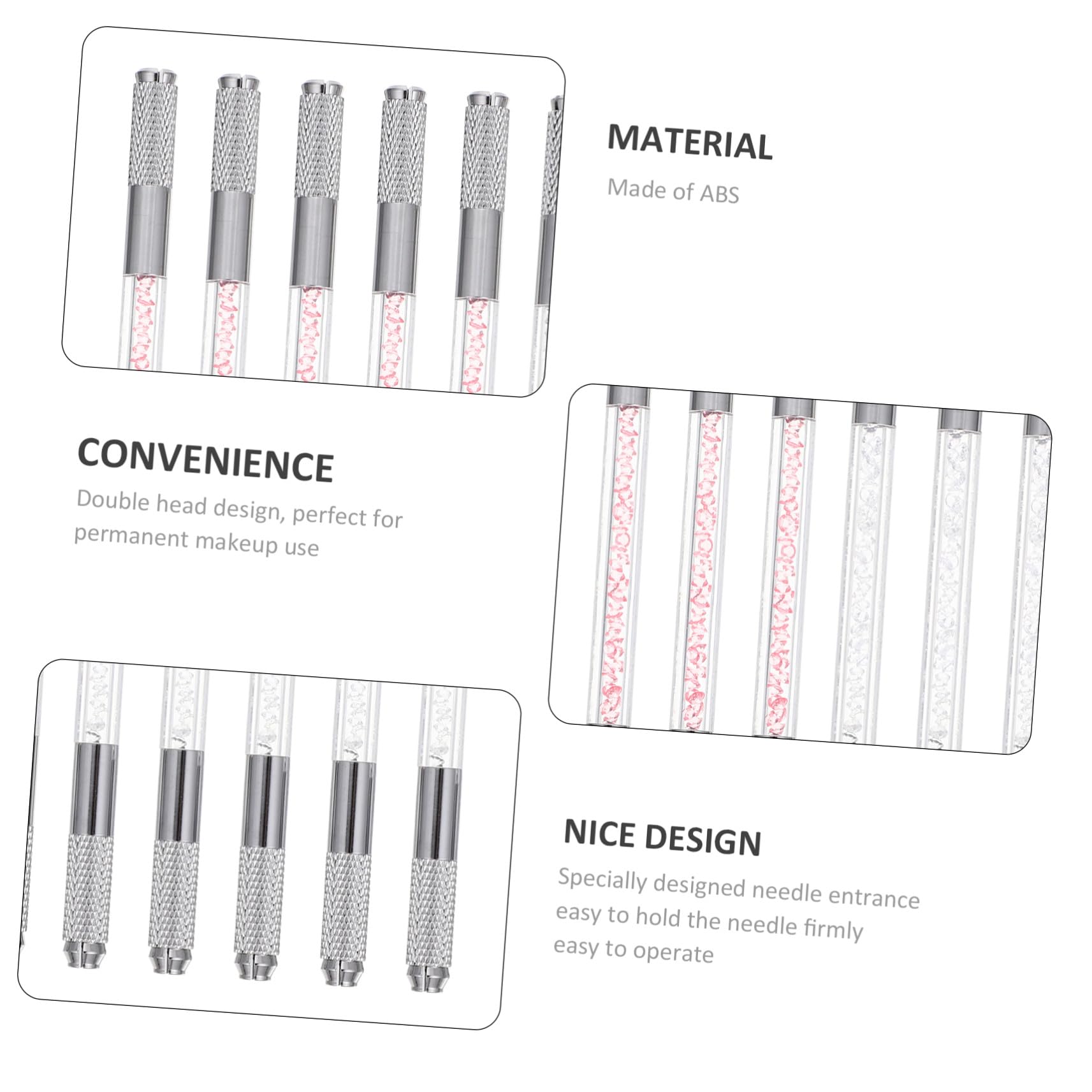 Augenbrauen Microblading Stifte mit Zwei Enden 10 Stück für Tattoo