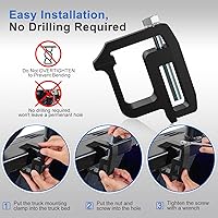 Vista 3 de moveland Abrazaderas resistentes para carcasa de cámper Abrazaderas de estante de escalera para Dodge Dakota Ram 1500 2500 3500, F150 F250, Titan