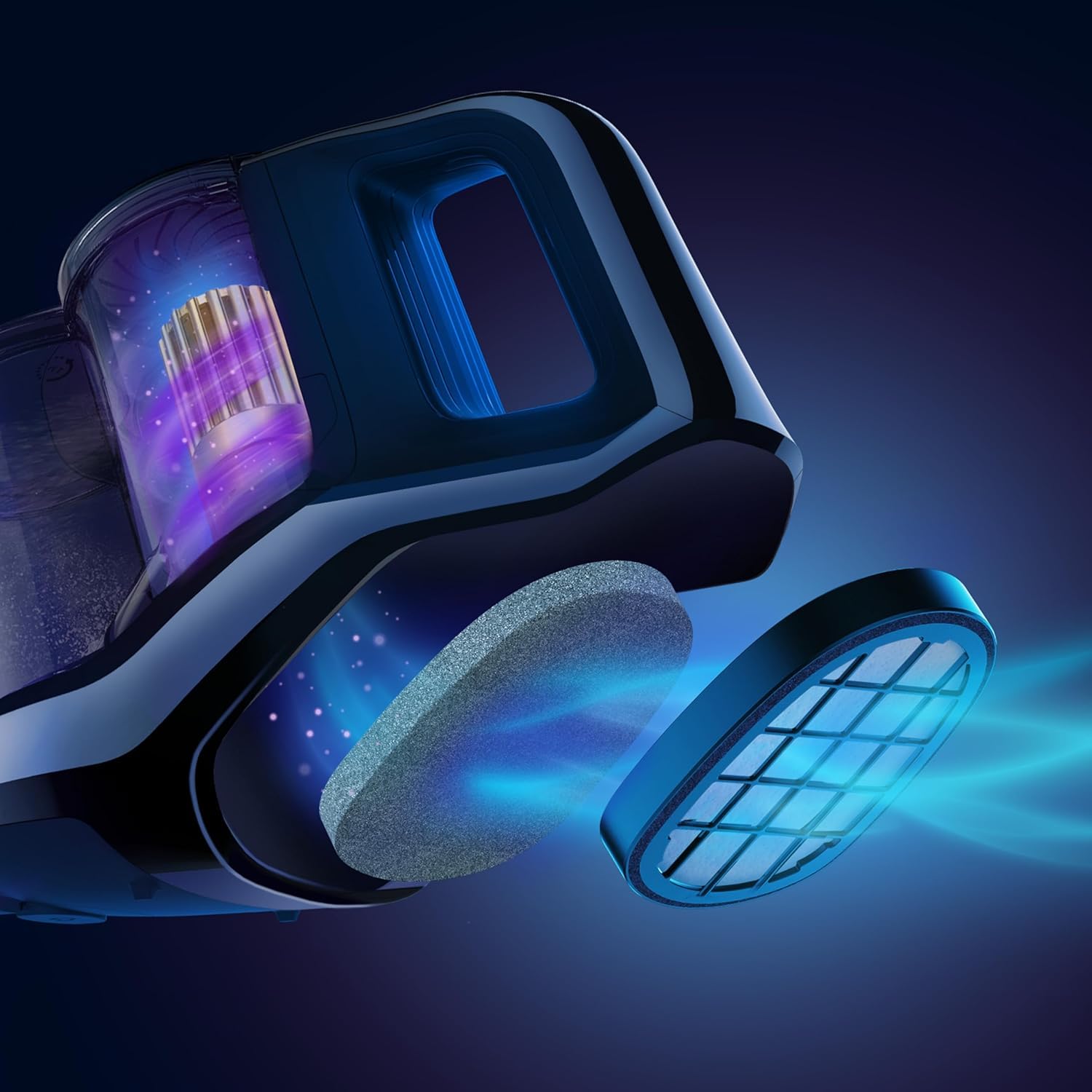 Philips Mini Turbo Szczotka do Odkurzacza Bezprzewodowego, Elektryczna z Obrotowym Wałkiem do Usuwania Sierści z Tapicerki i Dywanów, Kompatybilna z SpeedPro Max Aqua Serie 7000 8000 (FC8078/01)