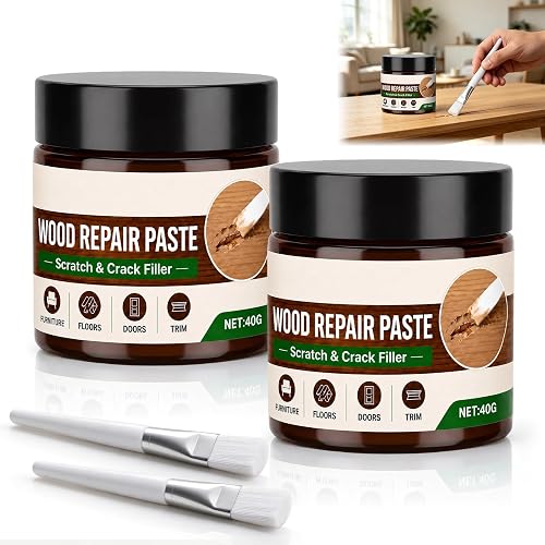 2PCS Wood Repair Paste for Furniture and Floor, Easy Wood