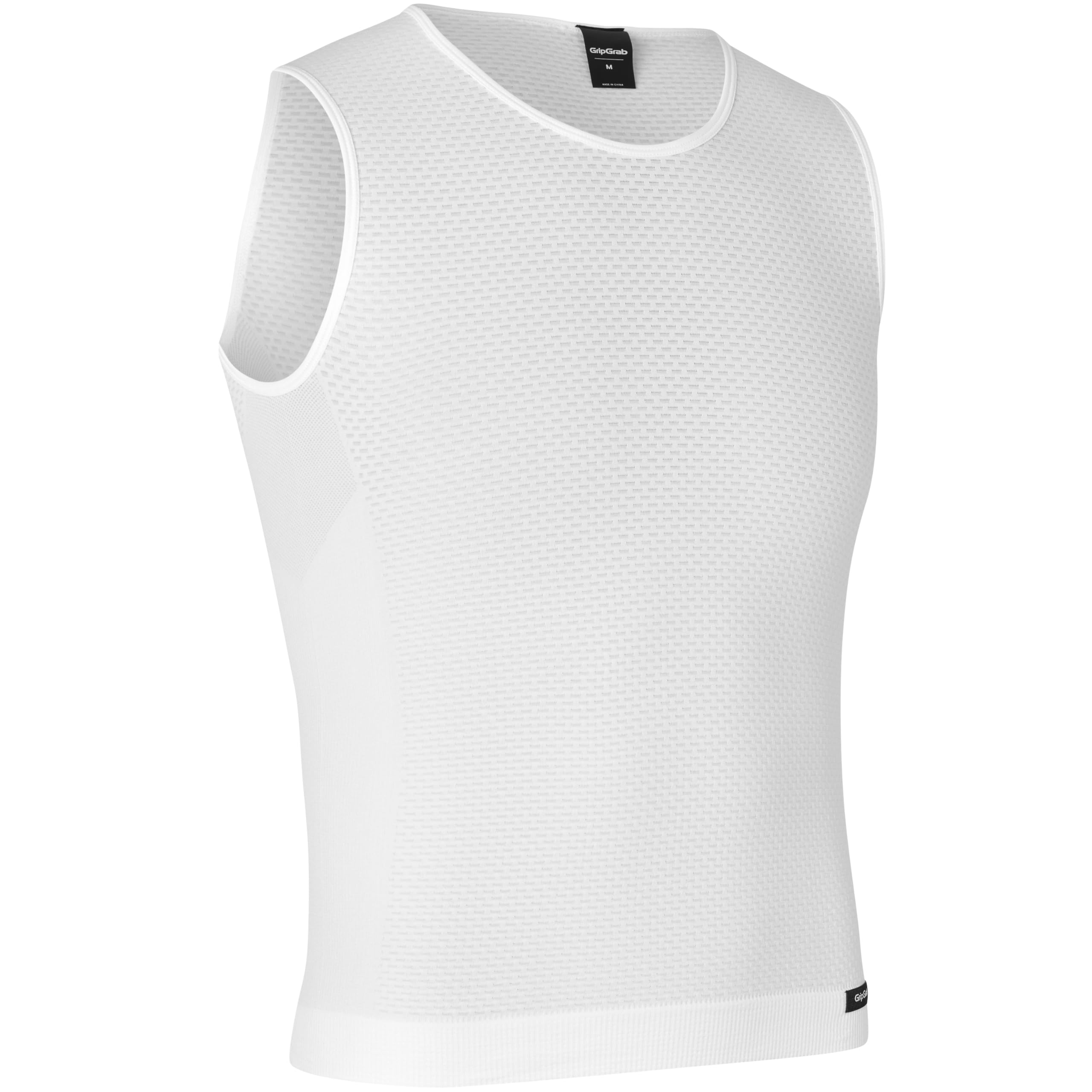 GripGrab PACR Sommer Seamless Ärmelloses Radsport Funktionsunterhemd Herren | Zweite-Haut-Passform mit Race Fit, flacher Kragen passt gut unter enge Trikots, kühlend, atmungsaktiv, Polygiene Behandlung