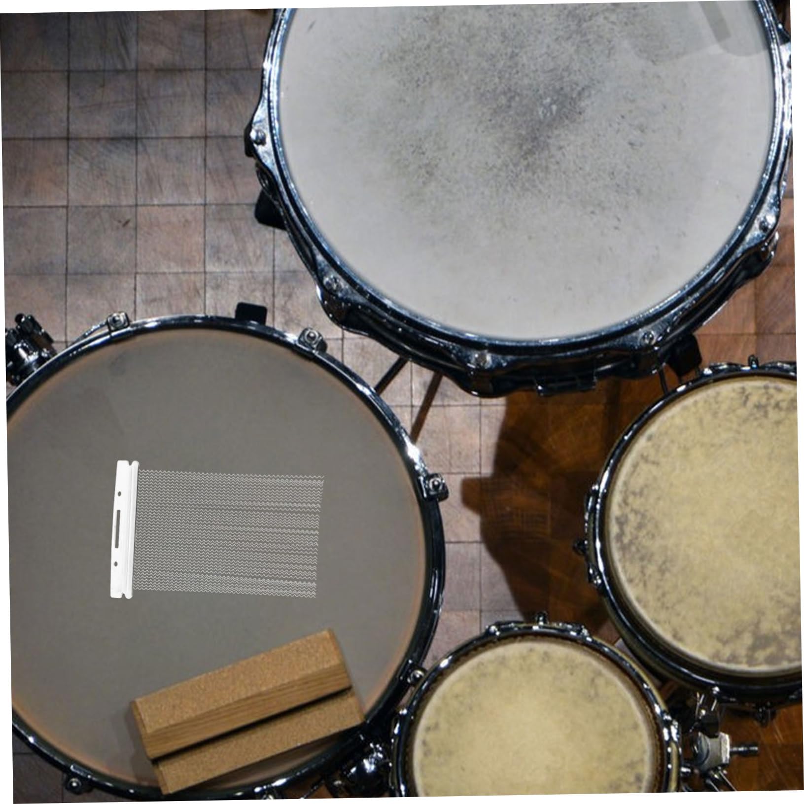 NULYLU Metal Snare Drum Wire Replacement 40 Strand Box Drum Belt Easy Install Drum Tension Accessory for Percussion Instruments