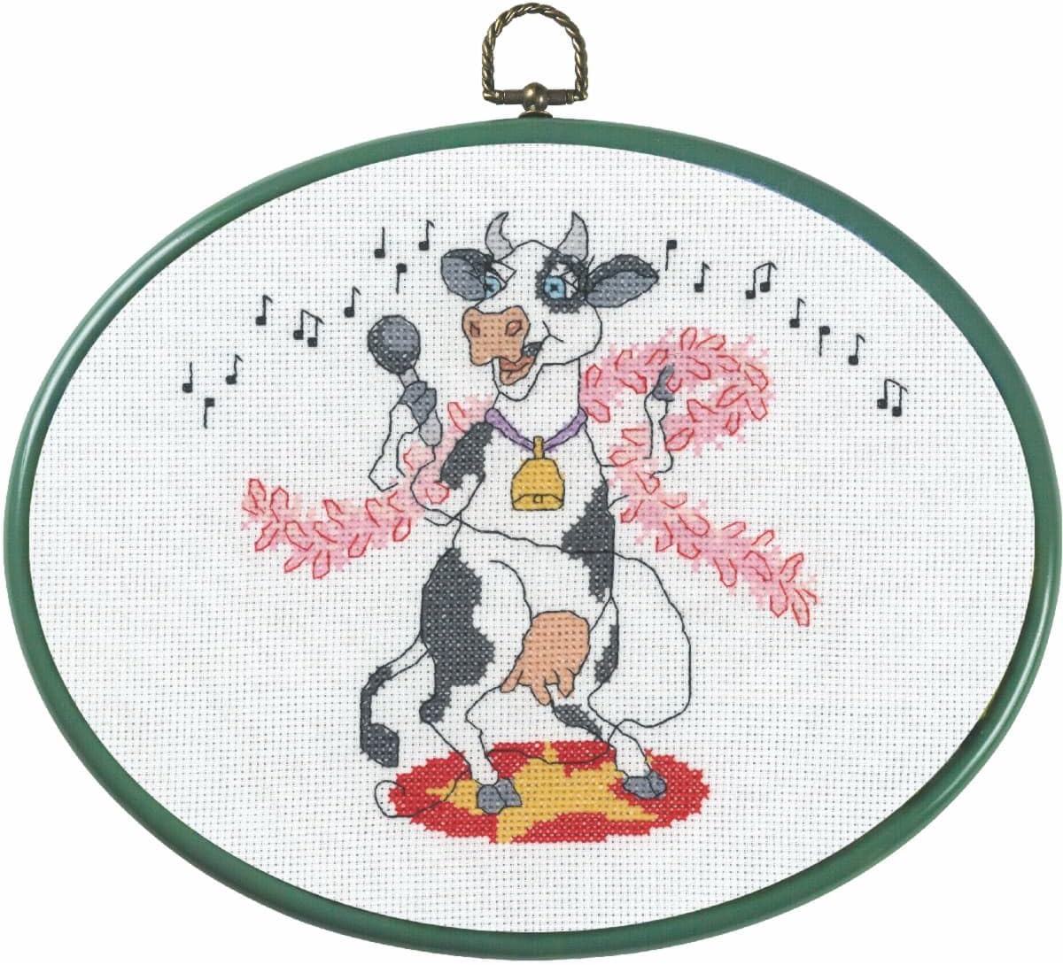 パーミンカウントクロスステッチキット シンギングカウ