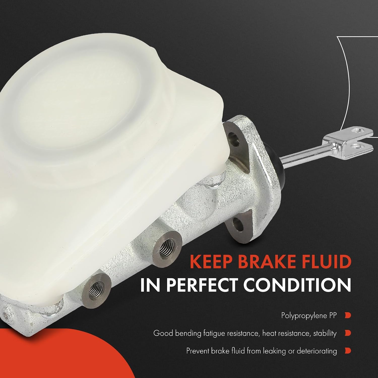 A-Premium Brake Master Cylinder with Reservoir and Cap Compatible with Triumph Vehicles - GT6 1968 1969 1970 1971 1972