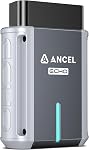 Ancel Echo OBD2 Scanner Bluetooth - Wireless Car Diagnostic Tool for iOS Android, All System Bidirectional Control Scan Tool, Automotive Code Reader with Reset, Battery Registration, Free Updates