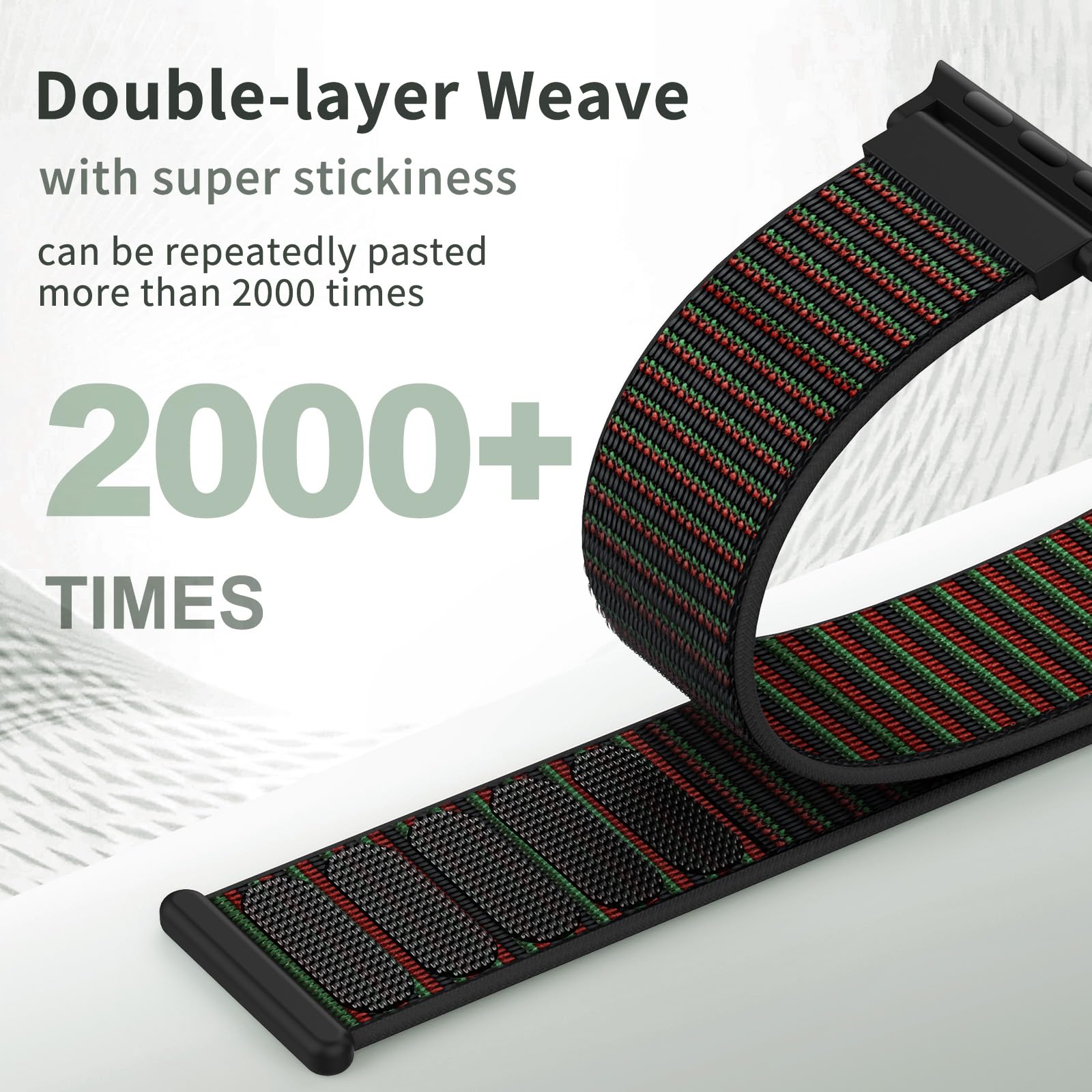 AMSKY Nylon Sport Loop Compatibile con Cinturino Apple Watch 40mm 38 mm 41 mm 42 mm 44 mm 45 mm 46 mm 49 mm Donne Uomo,Soft Sport Loop Originale Cinturini per iWatch 10 9 8 7 6 5 4 3 Se Ultra 2 1