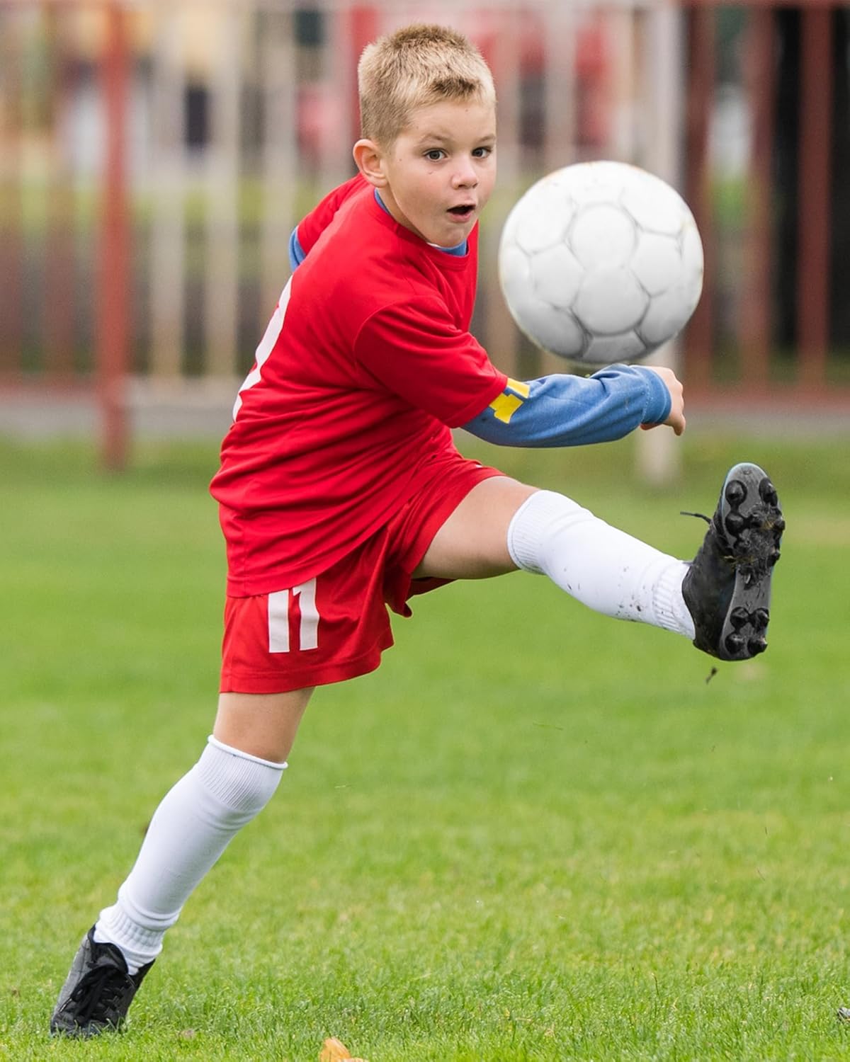 Runhit Boys Compression Shirt Kids Long Sleeve Athletic Undershirt Youth Quick Dry Base Layer for Football Baseball - Image 3