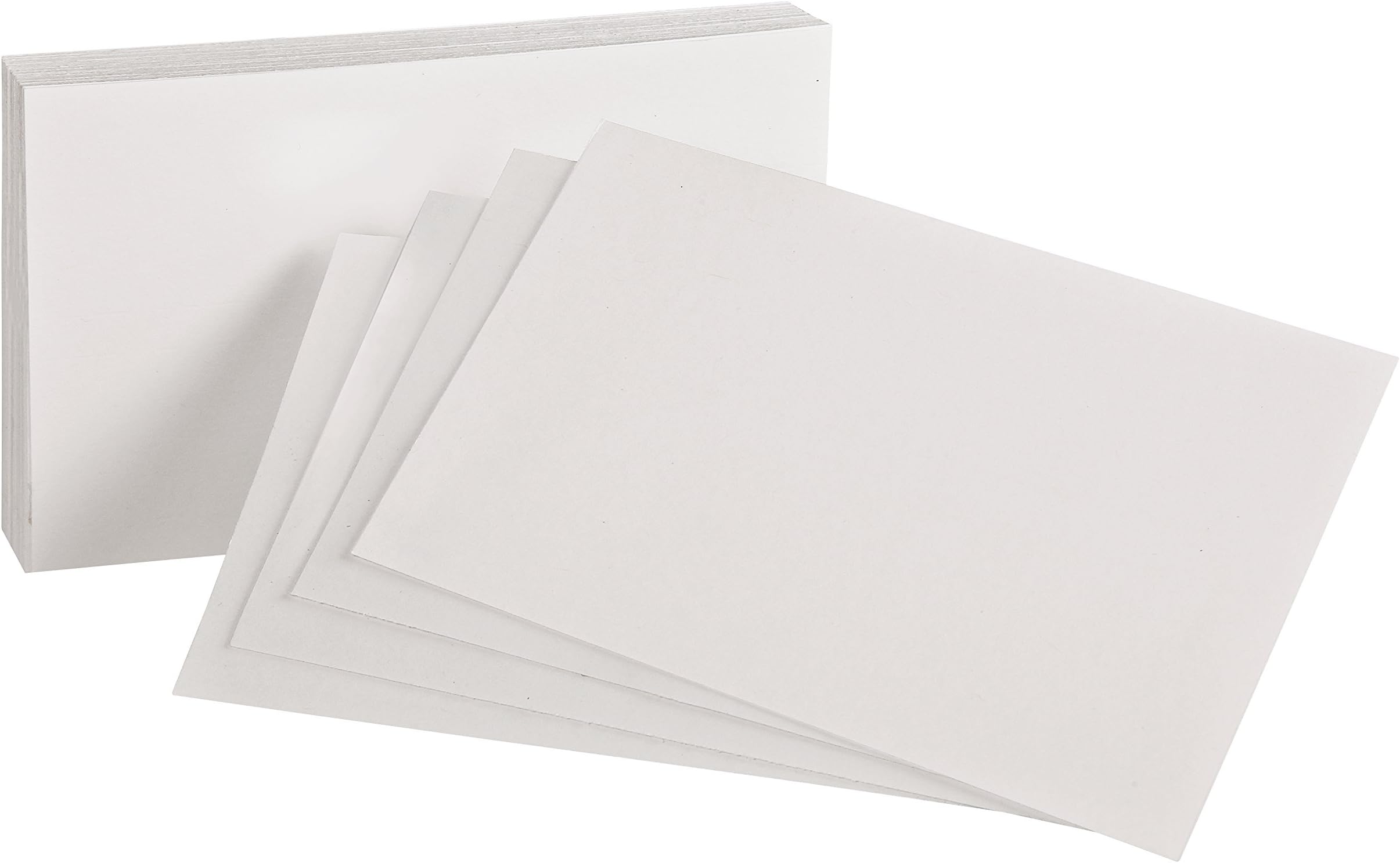 Oxford Blank Index Cards, 3" x 5", White, 100 Per Pack (40150-SP)