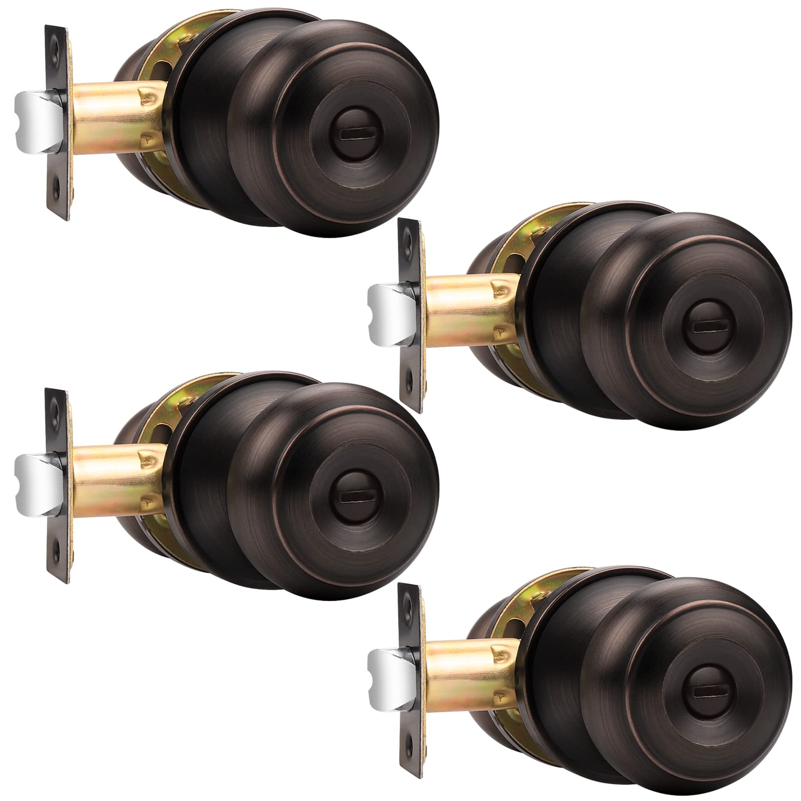 Probrico Black Door Knobs - 10 Pack -19