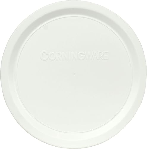 Miniatura 4 de CorningWare F-15-PC 15oz y F-16-PC 16oz Tapas de plástico blanco francés