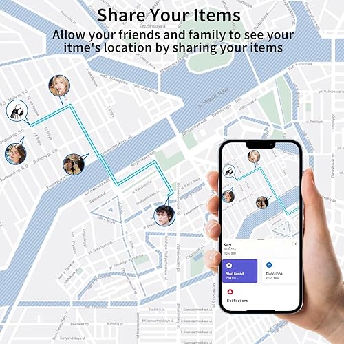 Miniatura 7 de Paquete de 2 rastreadores GPS para vehículos que funcionan con Find My (solo iOS) Buscador de artículos de automóvil en tiempo real, cobertura