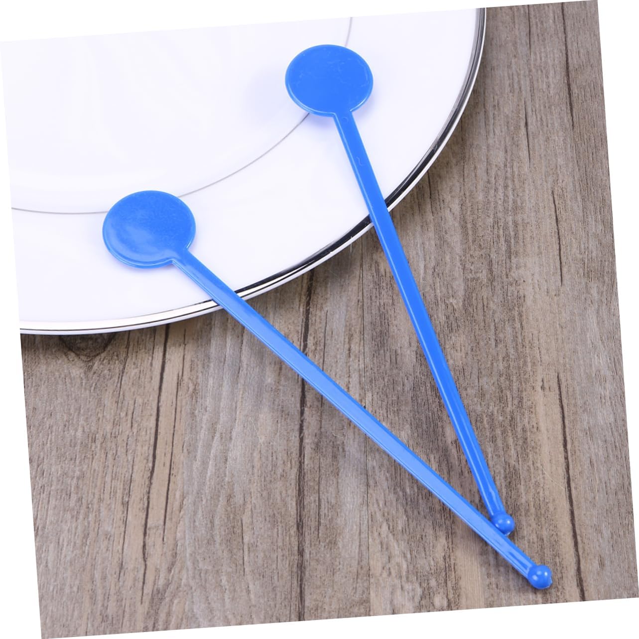 80Pcs Acrylic Swizzle Sticks Colorful Round Stirrers for Coffee Juice and Wine Reusable Beverage Mixing Straws for Home Bar Restaurant and Hotel