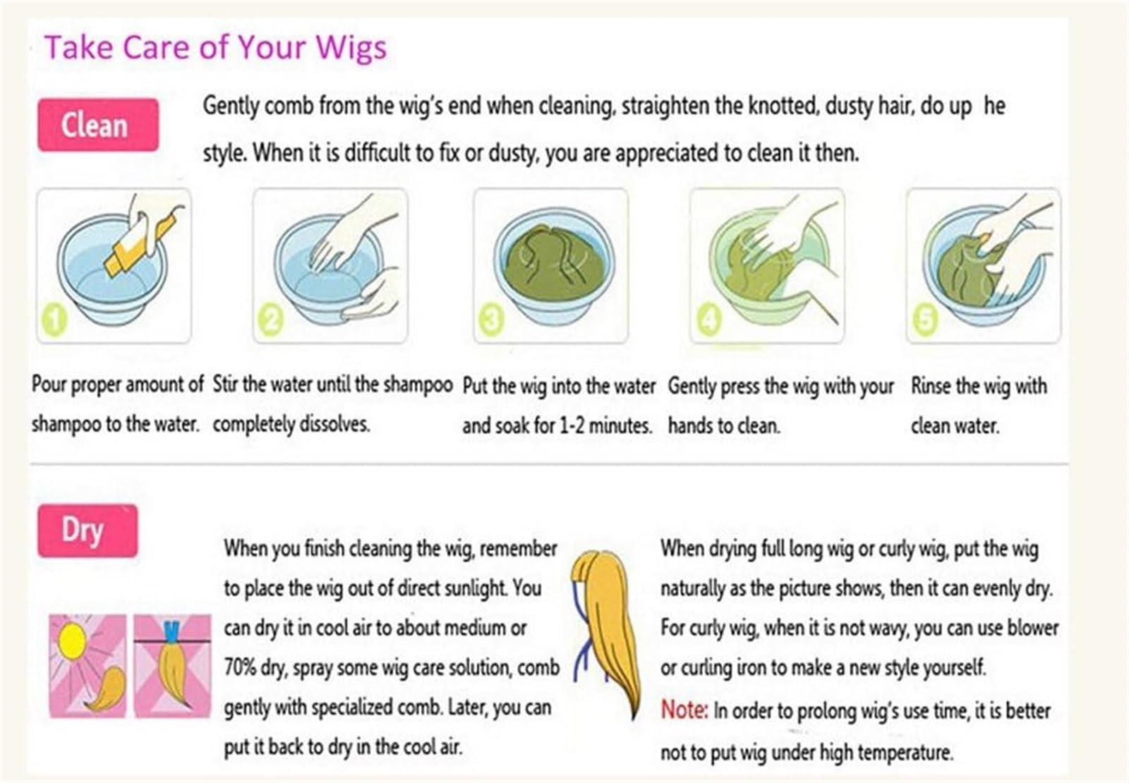 Jackcsale 31"/80cm Light Purple Long Wavy Curly Hair Wig with Bangs for Women Long Natural Synthetic Heat Resistant Wig Halloween Cosplay Daily Party Wigs Product Image 6