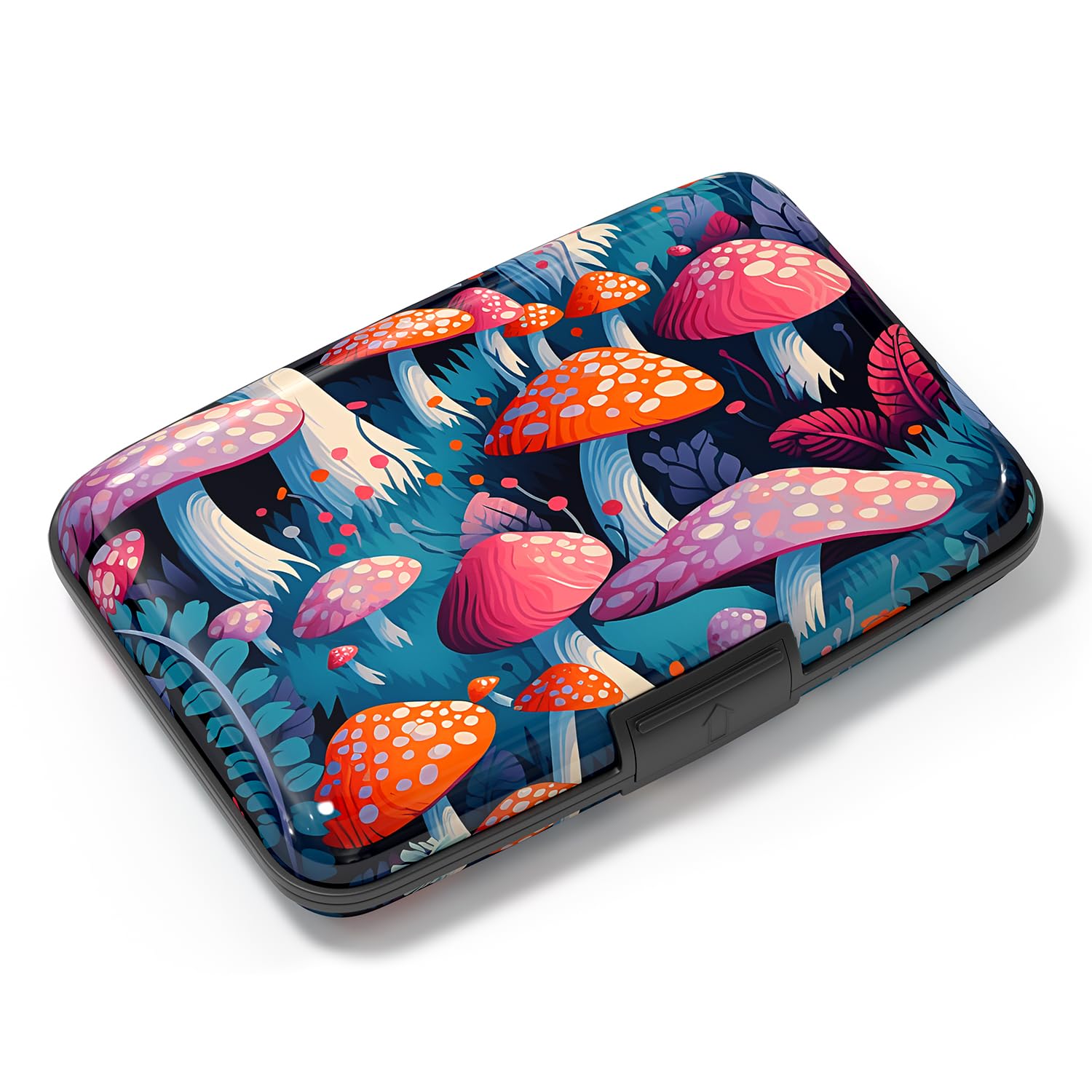 Atufsuat Card Holder Credit Cards Holder for Women RFID wallet women Business Card Holder Wallet Mini Aluminum Card Wallet RFID Blocking Slim Metal