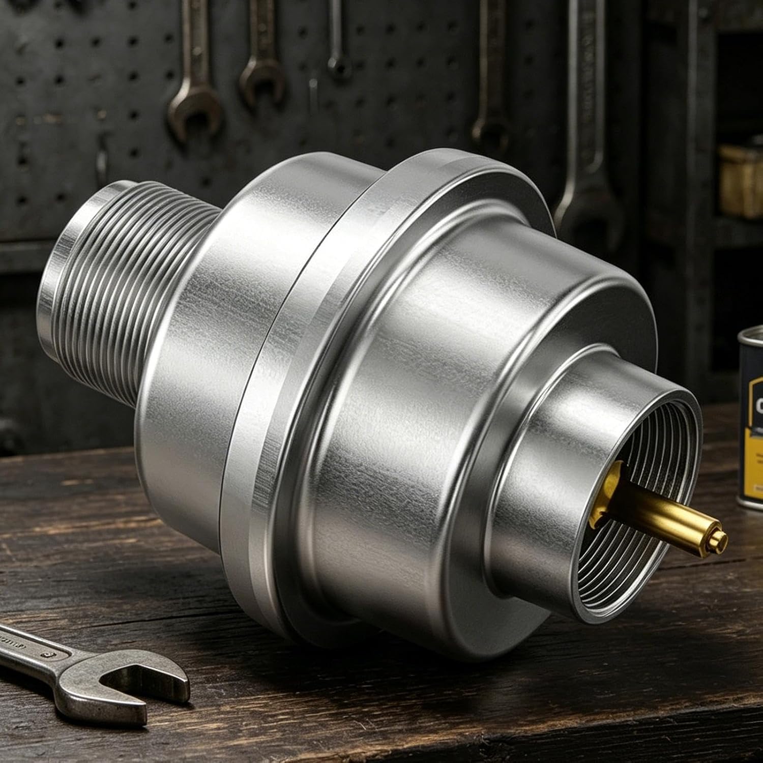 Propane Filter Replacement, Zinc Alloy and Brass Hose Parts, Grill Fuels Impurity Remover, Gas System Protector, Heavy Duty Appliance Life Extender