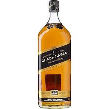 Johnnie Walker Black Label 12 Year Old Scotch Whisky 1 L Amazon Co Uk Beer Wine Spirits