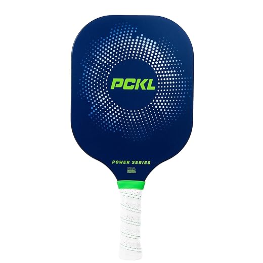 Pickleball Paddle Pro Series and Power Series | USA Pickleball Approved | Graphite Carbon Face | Edgeless Design | Choose Blue or White Pickleball Paddle