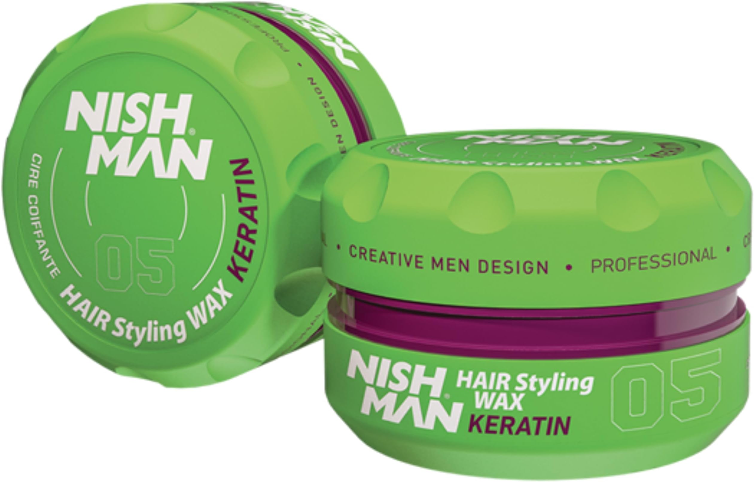 Hair Styling Hair Wax Keratin: Gloss Finish | Volume | Strong Hold | Shine Hair Style | Re-Stylable Wax for Men (149g/150ml)