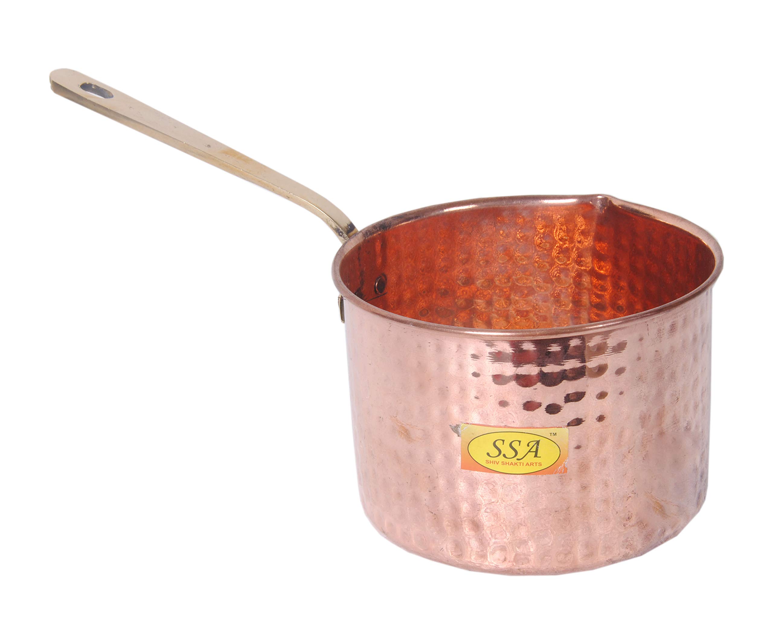 SHIV SHAKTI ARTS Copper Pan, Brown