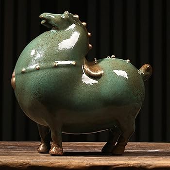 陶器 馬の形状 フィギュア 2体セット 陶器 馬の形状 フィギュア 2体セット VTG Lot Of 5 Misc