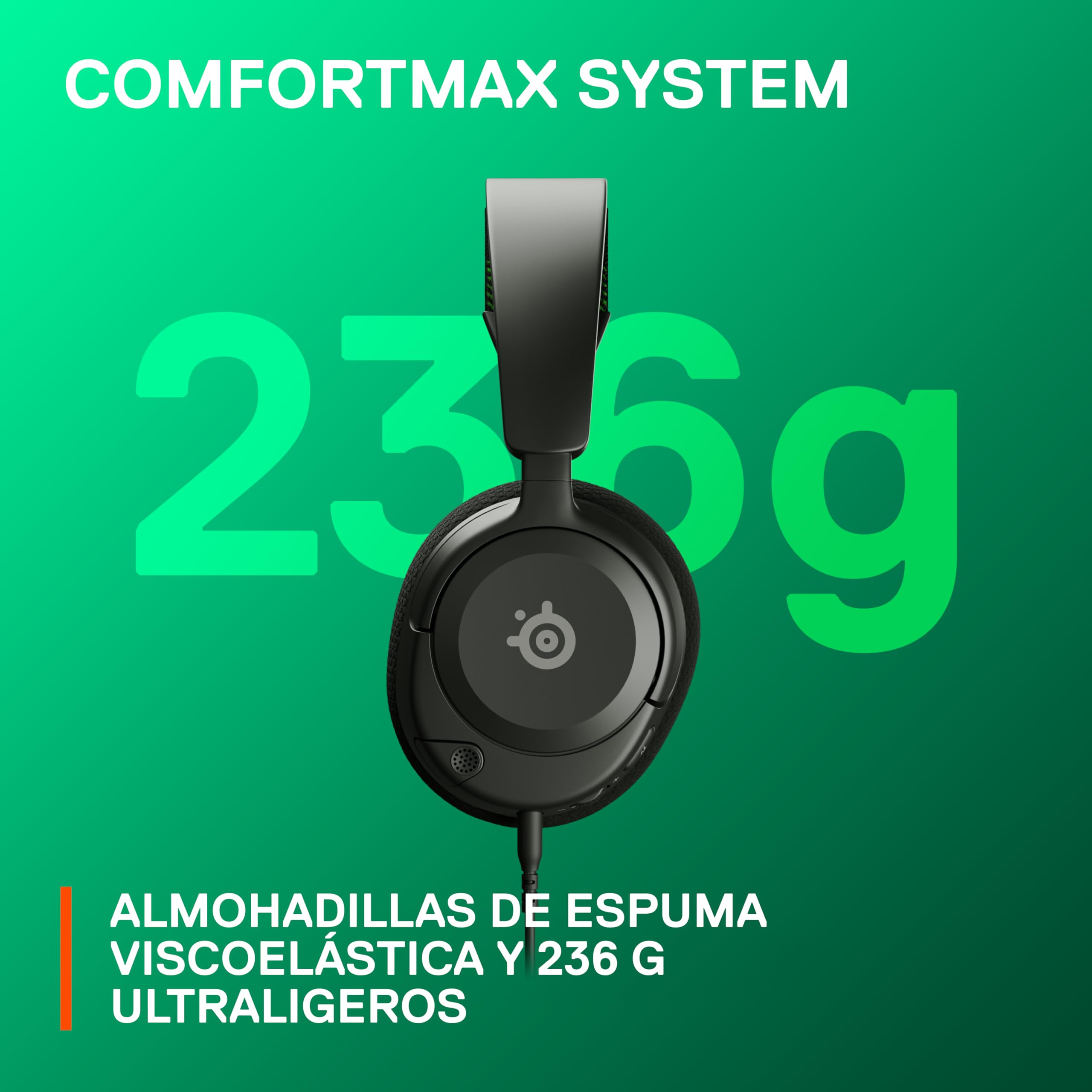 SteelSeries Arctis Nova 1X - Auriculares para Videojuegos - Sonido Arctis Signature - Micrófono ClearCast Gen 2 - Xbox Series X|S, PC, Playstation, Switch y Mobile