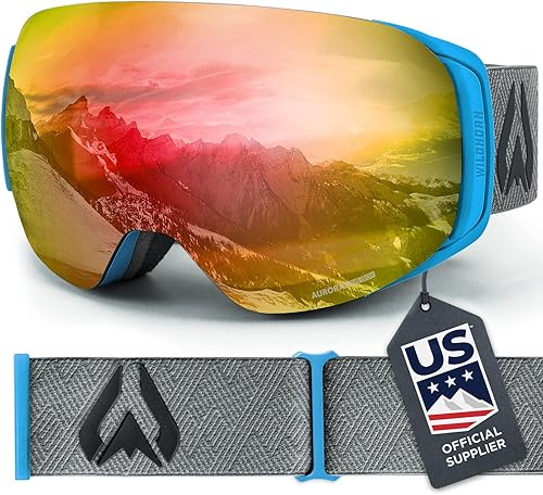 Miniatura 17 de Wildhorn Roca - Gafas de esquí para hombres y mujeres con protección antiempañamiento/arañazos 100% UV - Lente magnética - Gafas de nieve para