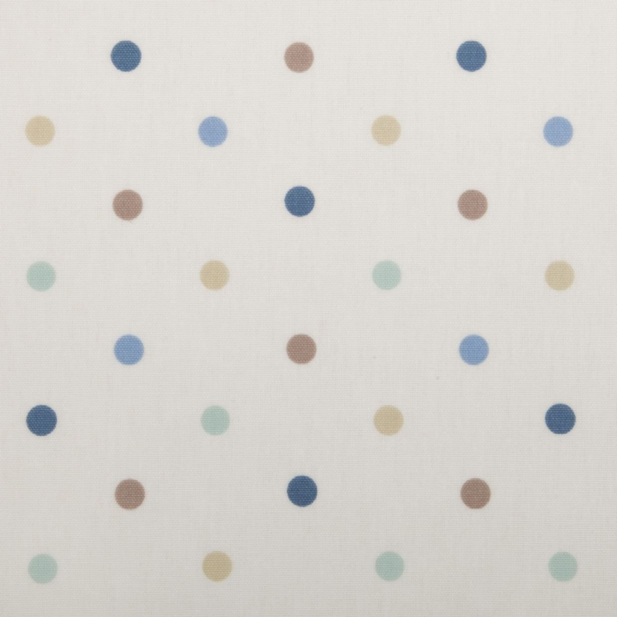 Jolee Tablecloths Taupe Wipe Clean Tablecloth Oilcloth Duck Egg And Blue Polka Dot 130Cm X 130Cm (51" X51") Square