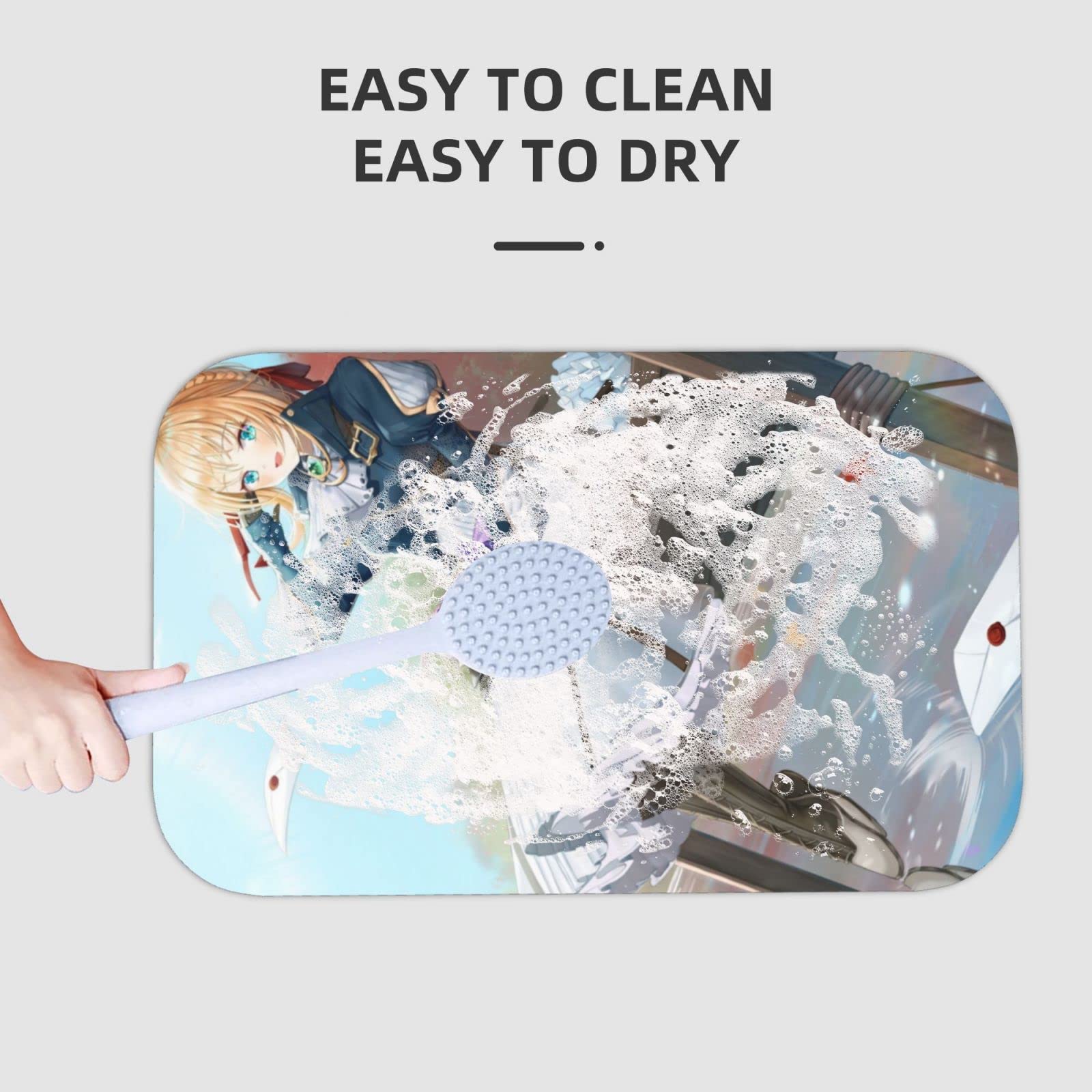 Amazon | バスマット ホテル仕樣 ヴァイオレット・エヴァーガーデン