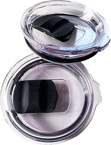 Paquete de 2 tapas para vaso prémium de 20 onzas, tapas Yeti de 20 onzas, tapa de repuesto magnética deslizante Yeti Rambler Yeti Rambler 20 onzas