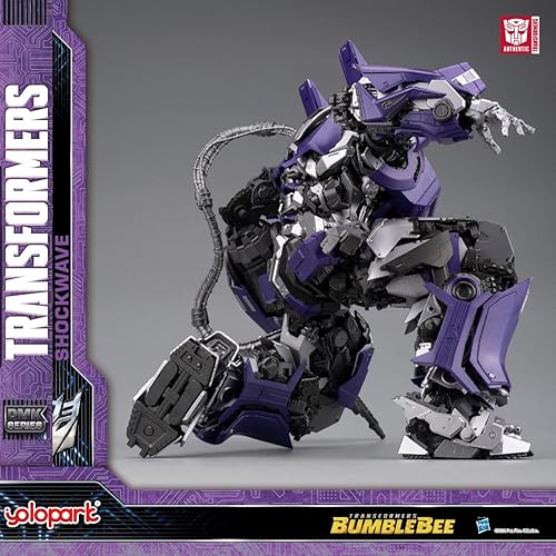 Miniatura 3 de YOLOPARK Transformers Toys Shockwave PLAMO, Bumblebee The Movie, altamente articuladas de 11.8 pulgadas, figuras de acción de transformadores que no