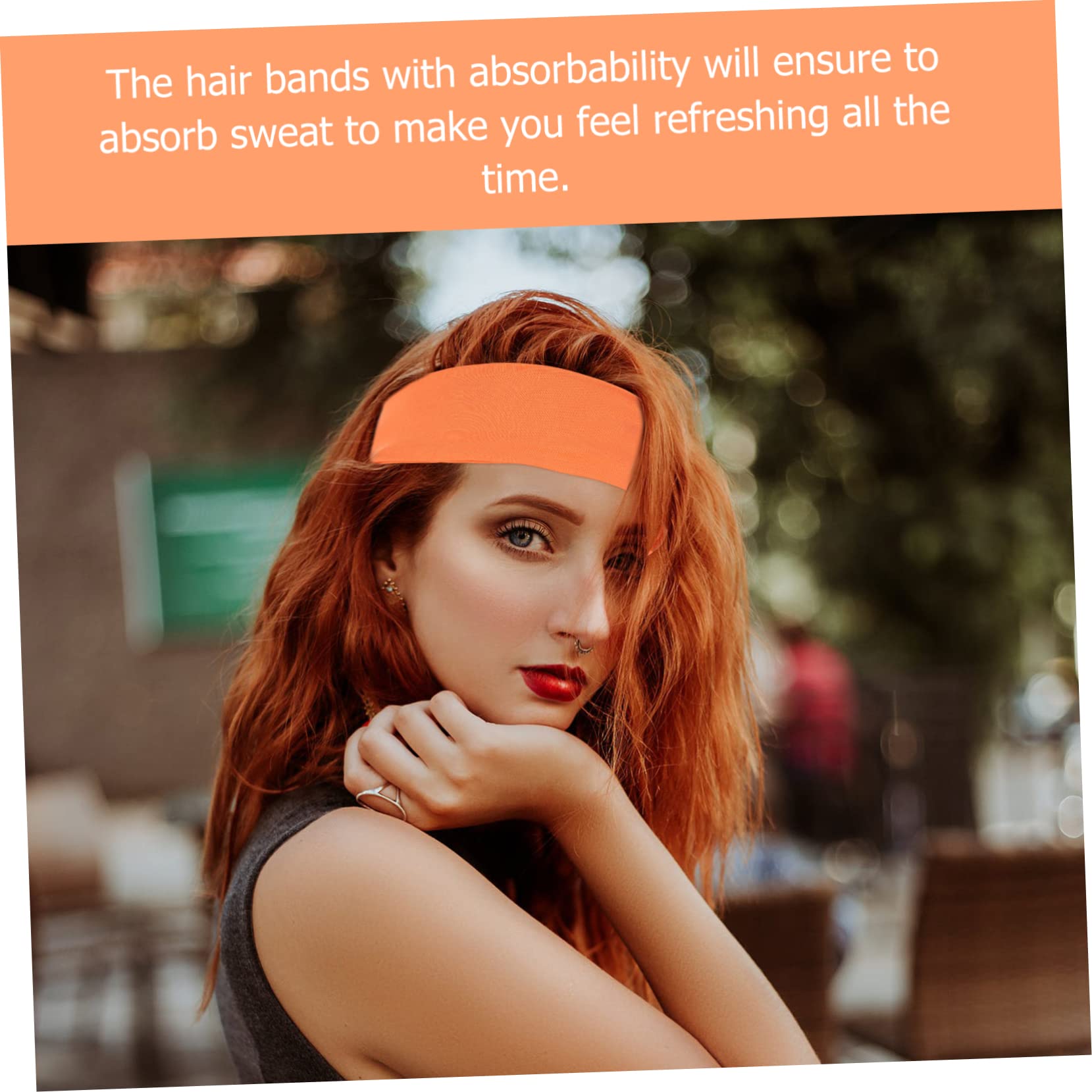 4 Stück Sport Stirnband Schweißabsorbierende Stirnbänder Herren Bandana Workout Stirnbänder Für Herren Stirnbänder Haarband Übungs Schweißbänder Lauf Miss