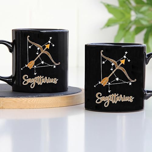 Miniatura 2 de -11Oz- Taza de café con signo del zodiaco Sagitario, taza de café Sagitario, taza de café de Sagitario, taza de regalo de cumpleaños de Sagitario,