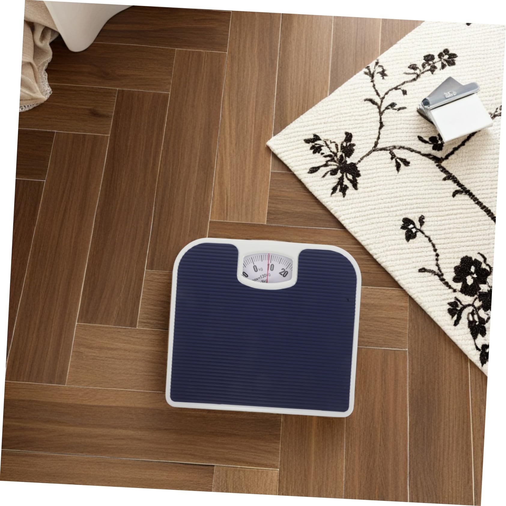 Báscula de peso corporal para el hogar Báscula de baño mecánica con balanza de resorte Báscula de baño analógica Baterías Fácil de usar para medir el peso y la gestión de la salud