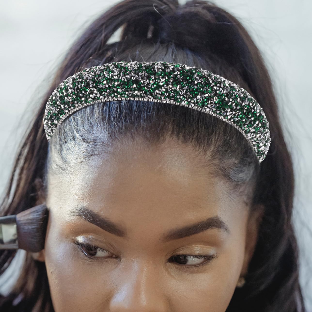 FRCOLOR 5stücke Dekoratives -haarband Mit Glitzersteinen Breiter Haarschmuck Für Besondere Anlässe Eleganter Haarreif Für Perfektes Accessoire Für Hochzeiten Und Fotoshootings