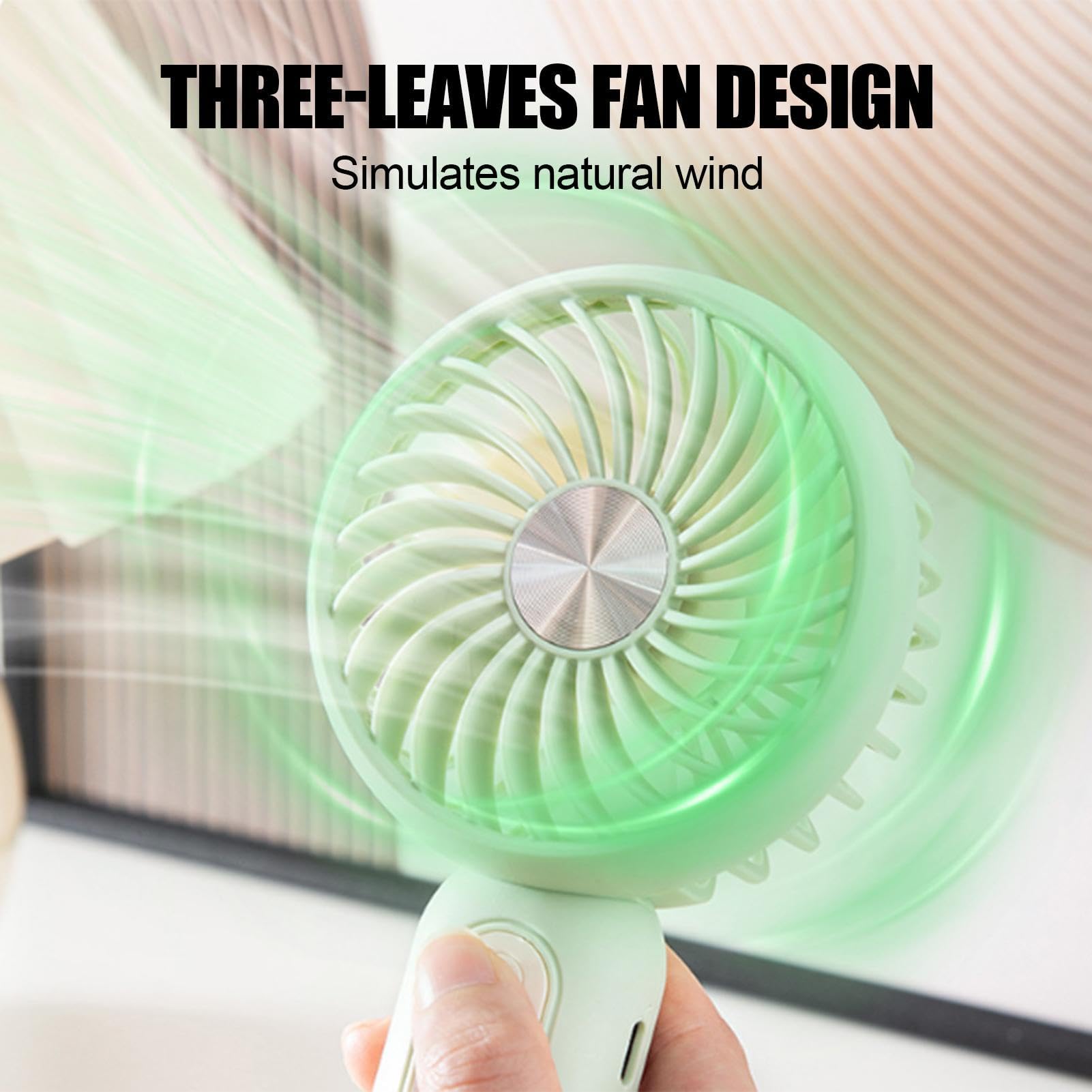 Ventilateur Rechargeable: Mini Ventilateur De Table USB Portable, Design En Forme De Bande Dessinée | Refroidisseur D'air Silencieux En ABS PP Pour Les Trailers En Plein Air, Studio, Voyage, Cadeau,