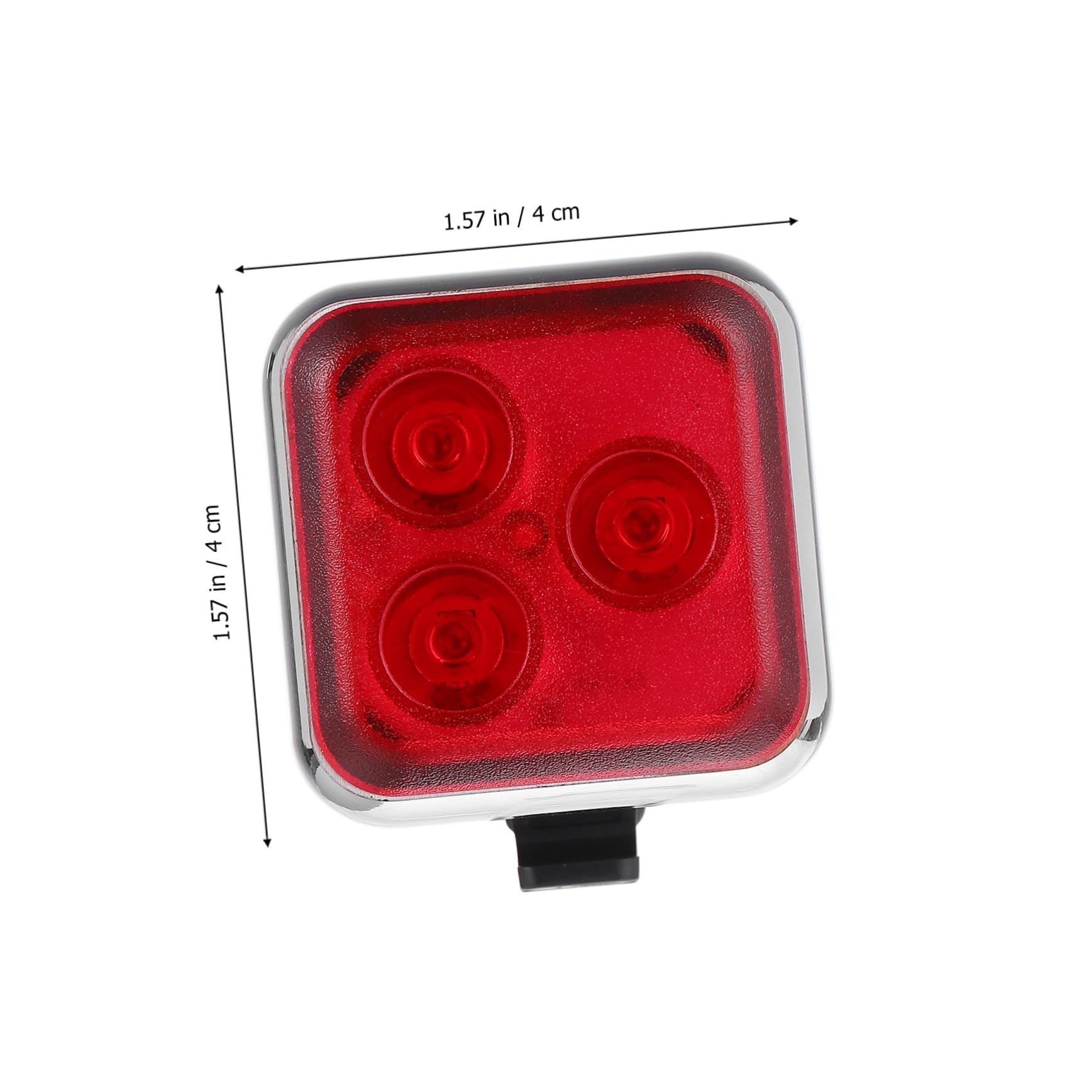 Abaodam High Brightness Bike Tail Light Cycling Taillight Bike Front Light 4 Lighting Modes Waterproof Aluminum Alloy Abs Material