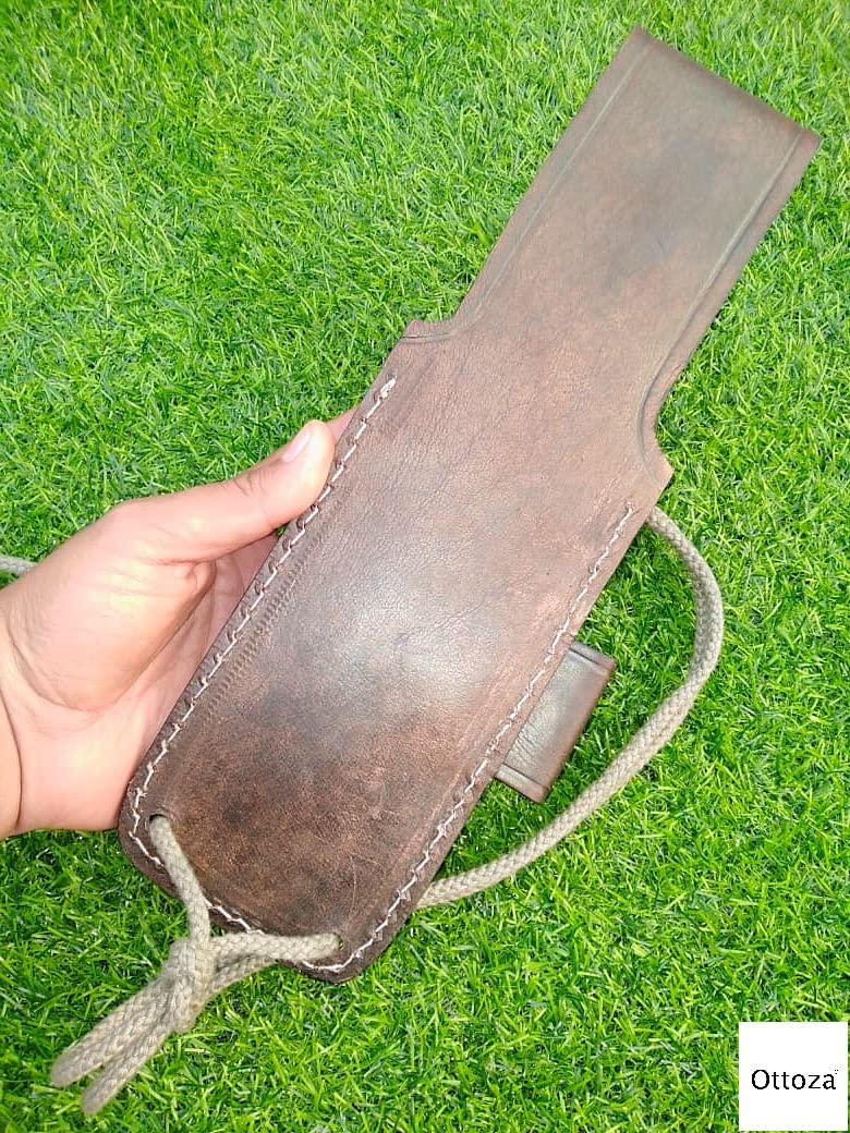 Ottoza Handmade Leather Knife Sheath SIDE DRAW Knife Sheath Bushcraft