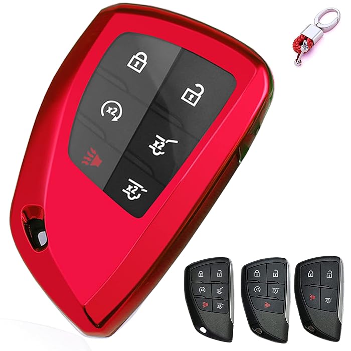 Buy TPU Key Fob Cover Smart Key Holder Sleeve Fit for 2021 2022 GMC