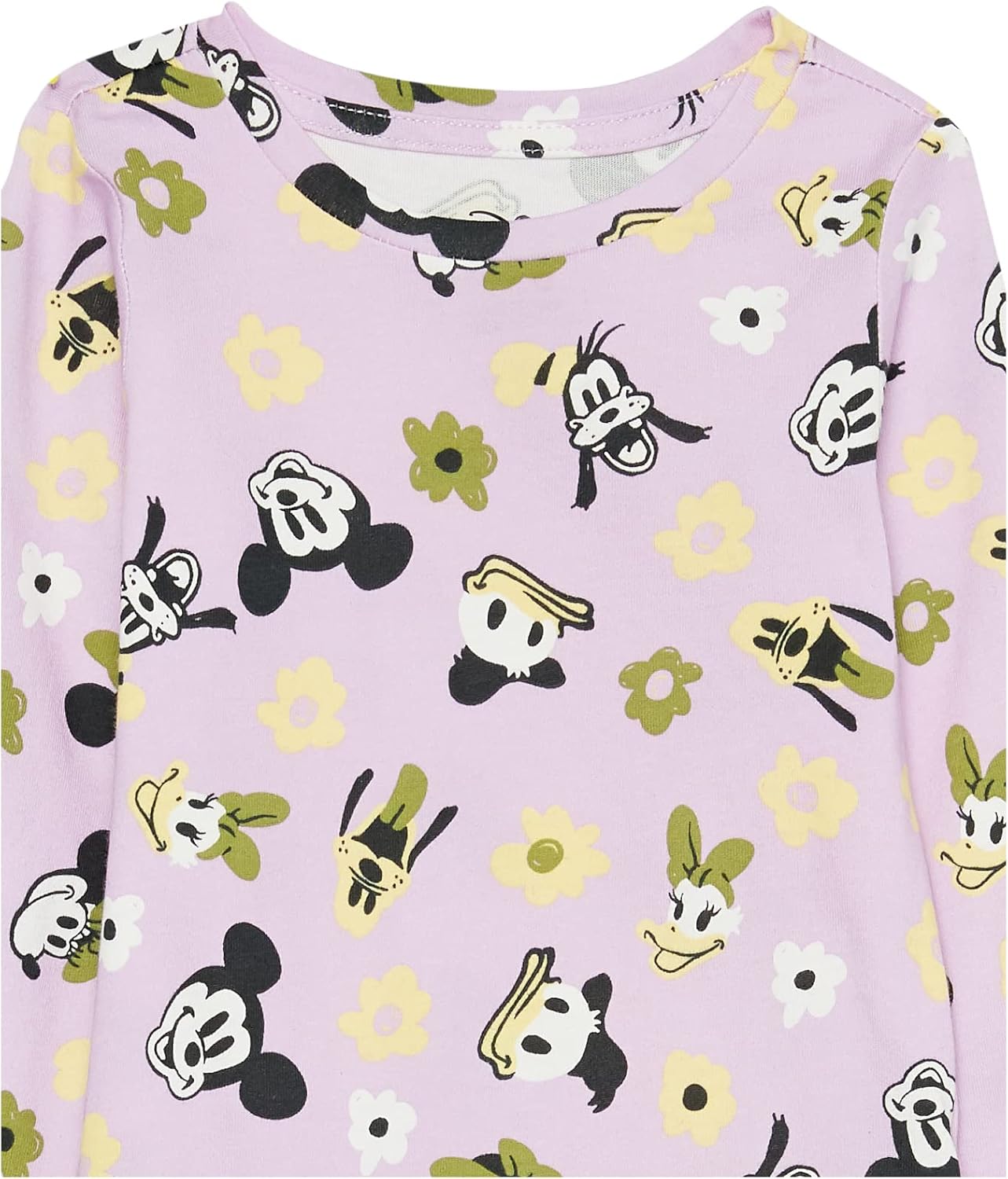 Amazon Essentials Disney | Marvel | Star Wars | Frozen | Princess Girls and Toddlers' Long-Sleeve Tunic T-Shirts, Pack of 3 - Image 3