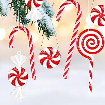 Amazon.co.jp: クリスマスツリー キャンディケイン、キャンディ