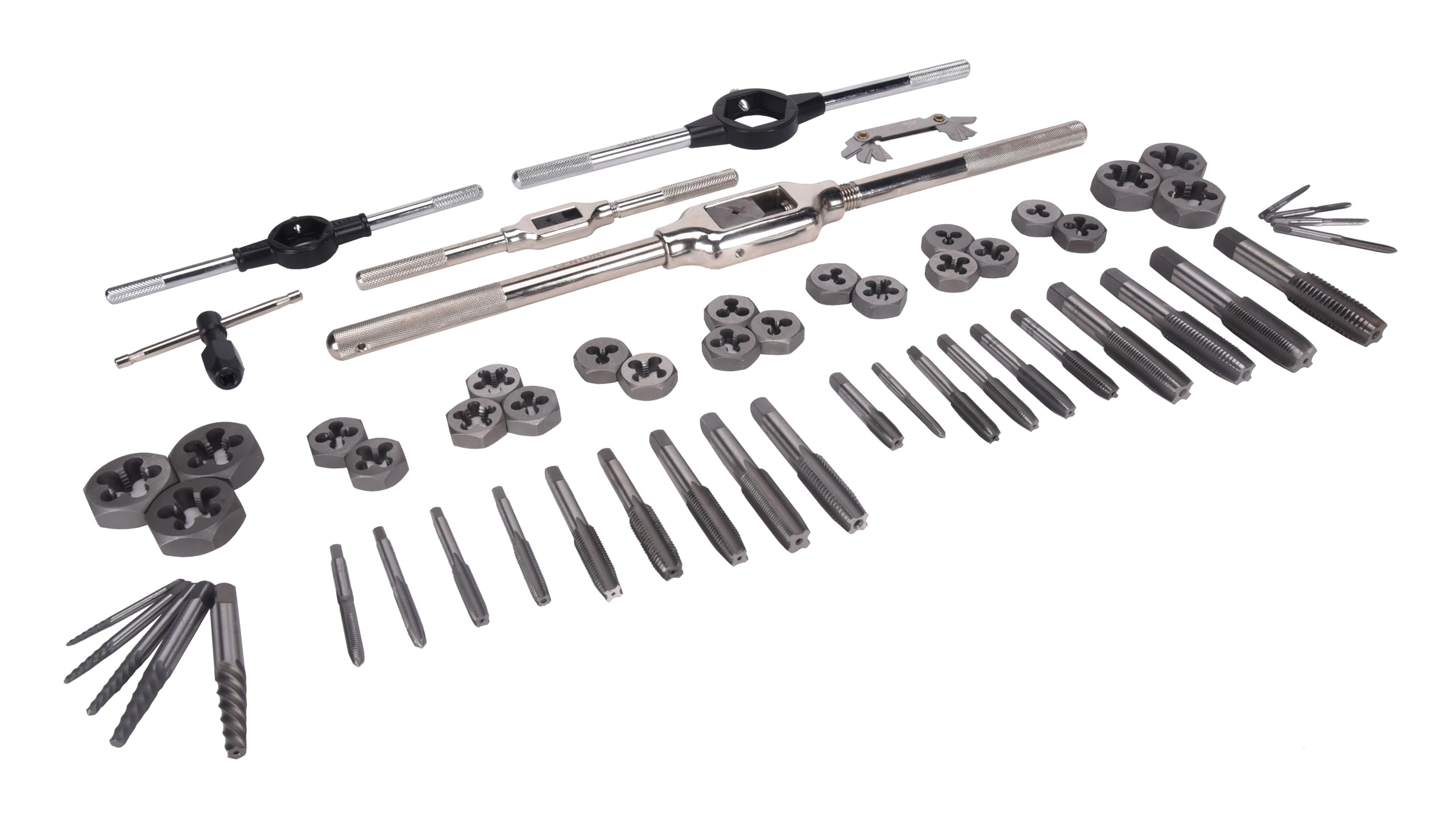 Century Drill & Tool Metric Tap and Die Set, 58-Pc Heat Treated
