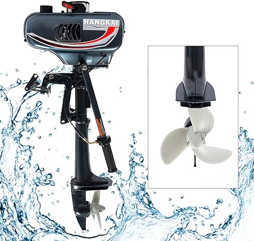 Miniatura 6 de CNCEST Motor de barco fuera de borda, barco inflable, barco de pesca, motor de potencia para veleros pequeños yates