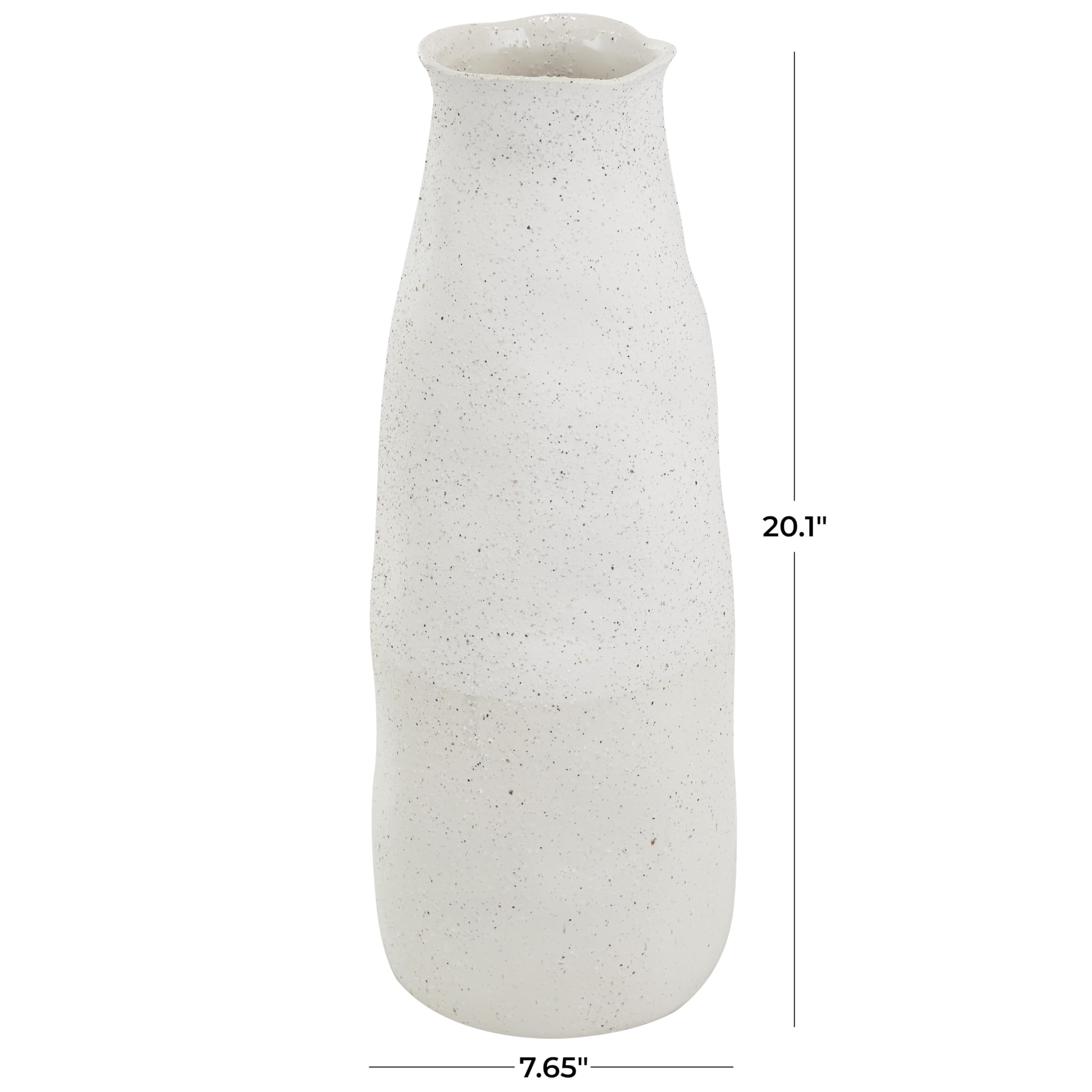 Amazon.co.jp: Deco 79 セラミック装飾花瓶抽象波状センターピース花瓶 