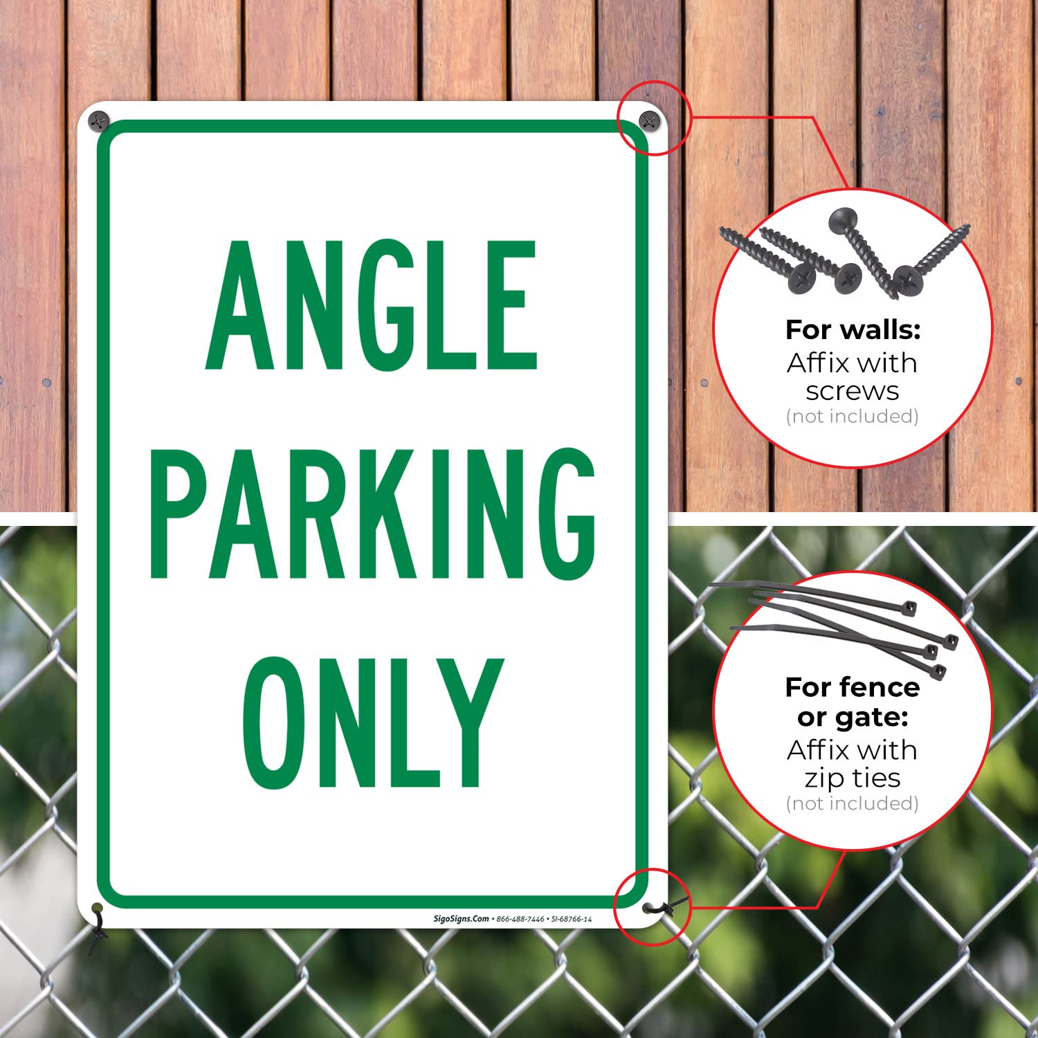 Stop Parking Lot Closed Sign - 18x18 Inches, 55 Mil HDPE, Made In USA By Sigo Signs